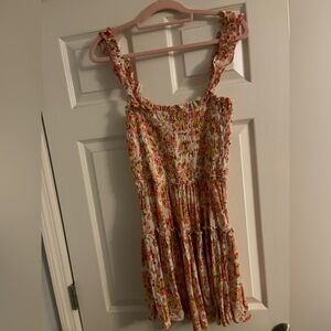 Pink/orange floral American Eagle dress